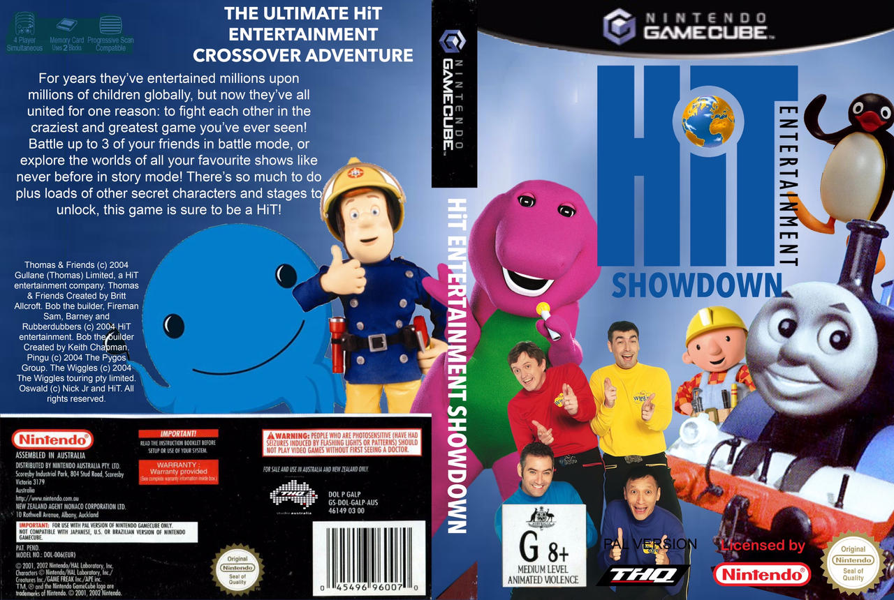 HiT entertainment showdown (2004) box art by LachStarYT on DeviantArt