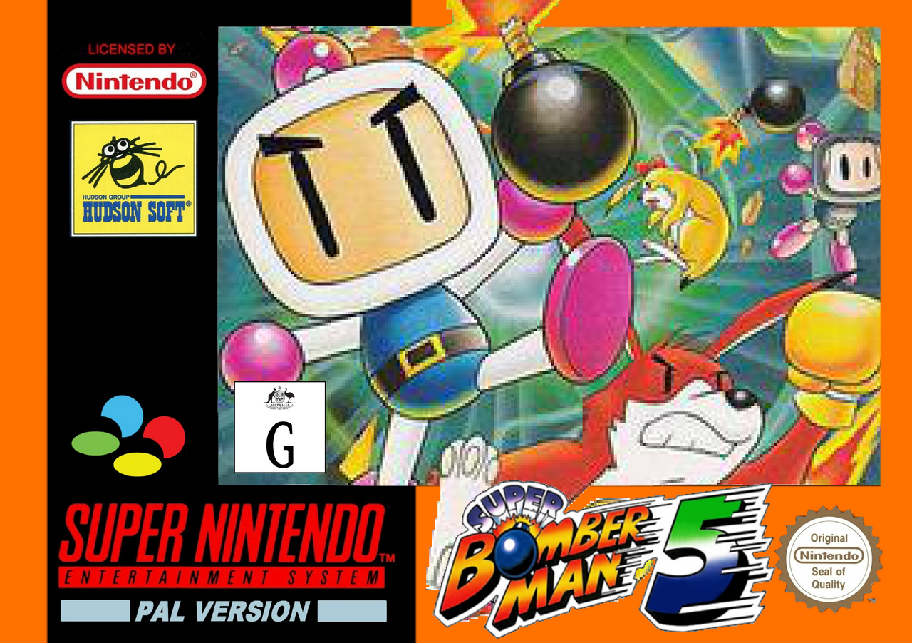 Super Bomberman 5 (SNES) Super Nintendo Game by Hudson