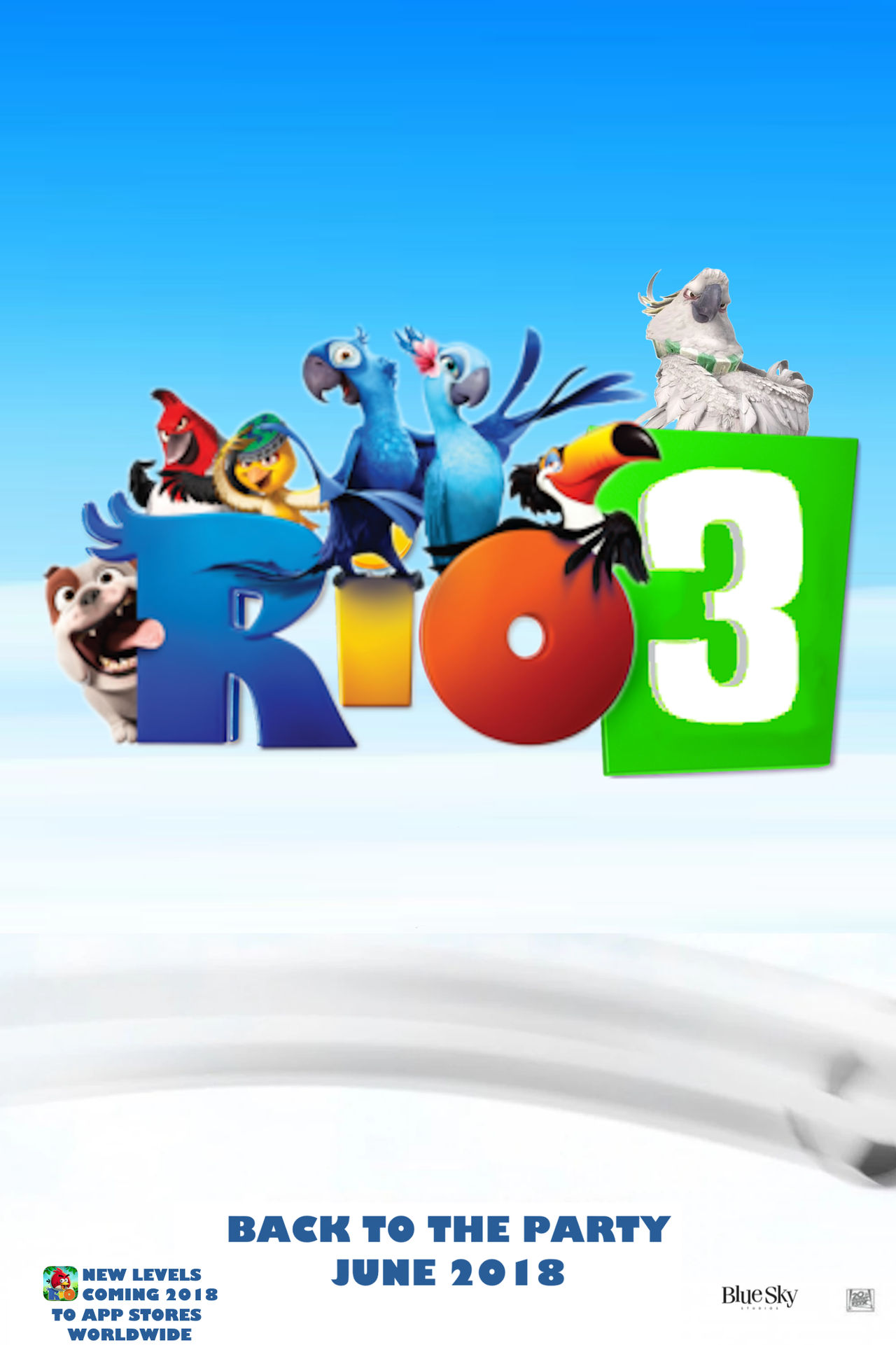 Rio 3 (2018) poster (My AU) by LachStarYT on DeviantArt