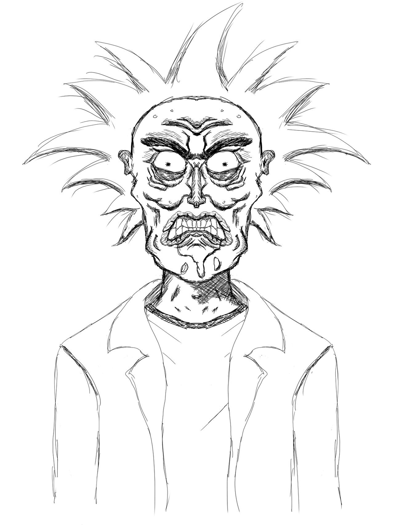 Angry Rick Angry rick by SoulDoood on DeviantArt