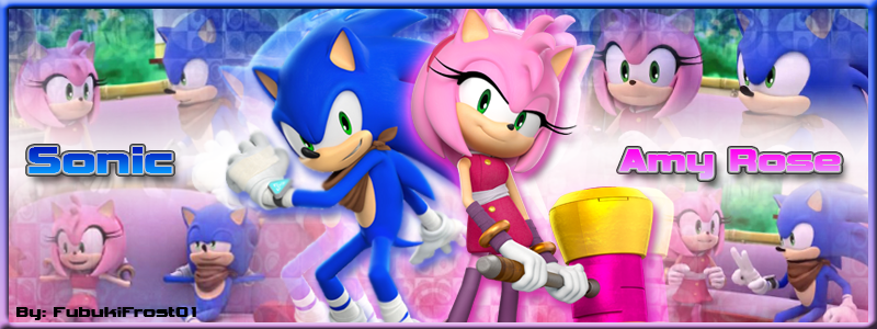 Commission Design :: Sonamy Banner (1/4) :: by LegendQueen01 on