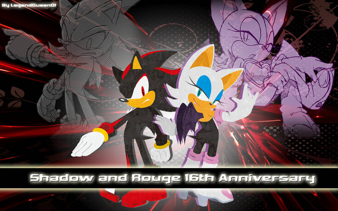 Wallpaper Special Anniversary :: Shadow and Rouge by LegendQueen01 on ...