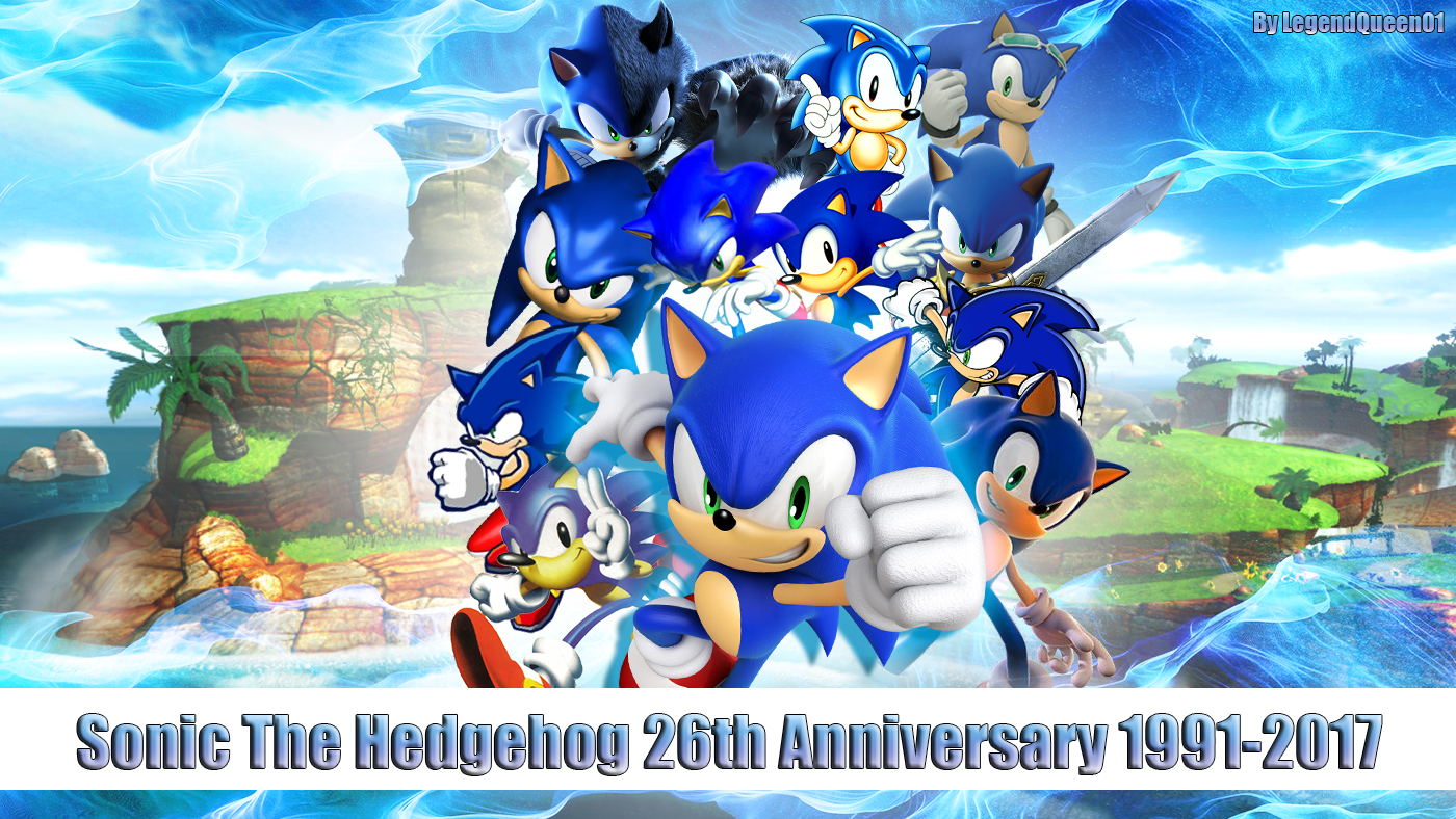 Wallpaper 26th Anniversary of Sonic The Hedgehog