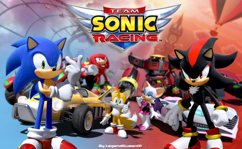 Игра sonic team. Team Sonic Racing Соник. 4 Team Sonic Racing. Team Sonic Racing Shadow. Team Sonic Racing машины.