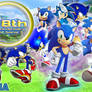 Wallpaper 28th Anniversary of Sonic