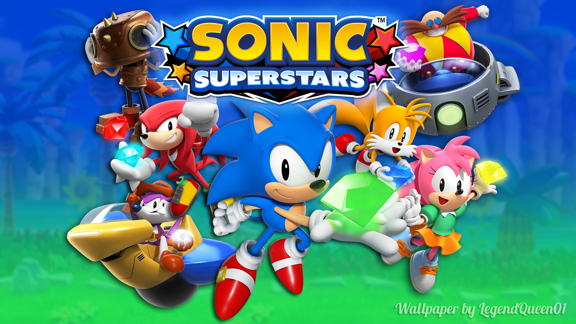 Wallpaper Sonic Superstars by LegendQueen01 on DeviantArt