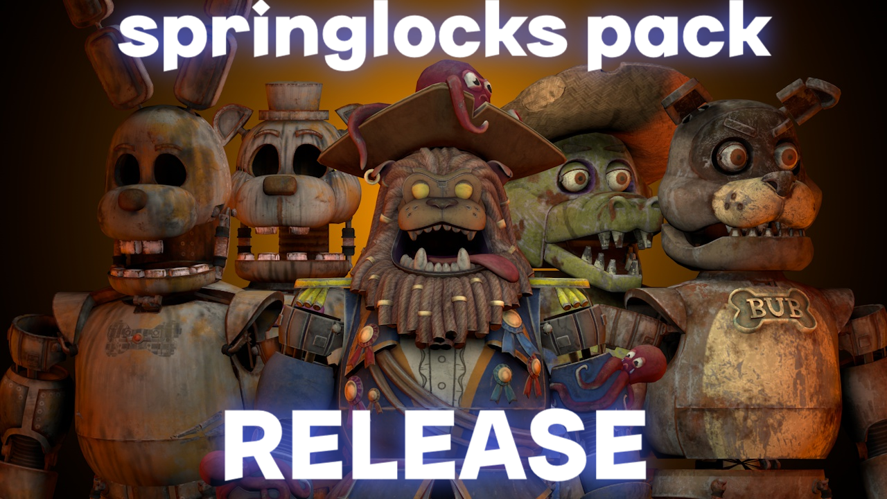 C4D - FNAF SOTM - SPRINGLOCKS by FnafGJ1987 on DeviantArt