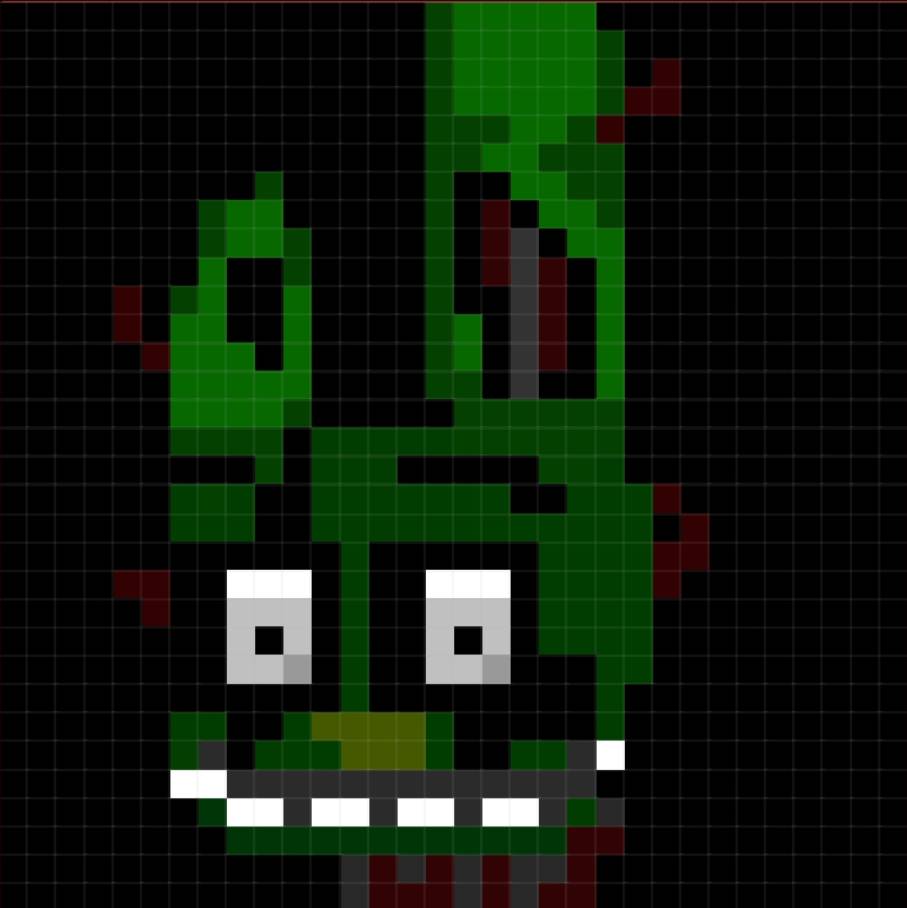 Pixelated Springtrap Pixel springtrap by thespringtrap1 on DeviantArt