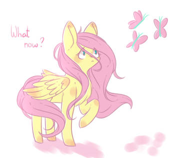 What now? (Fluttershy Fanart)