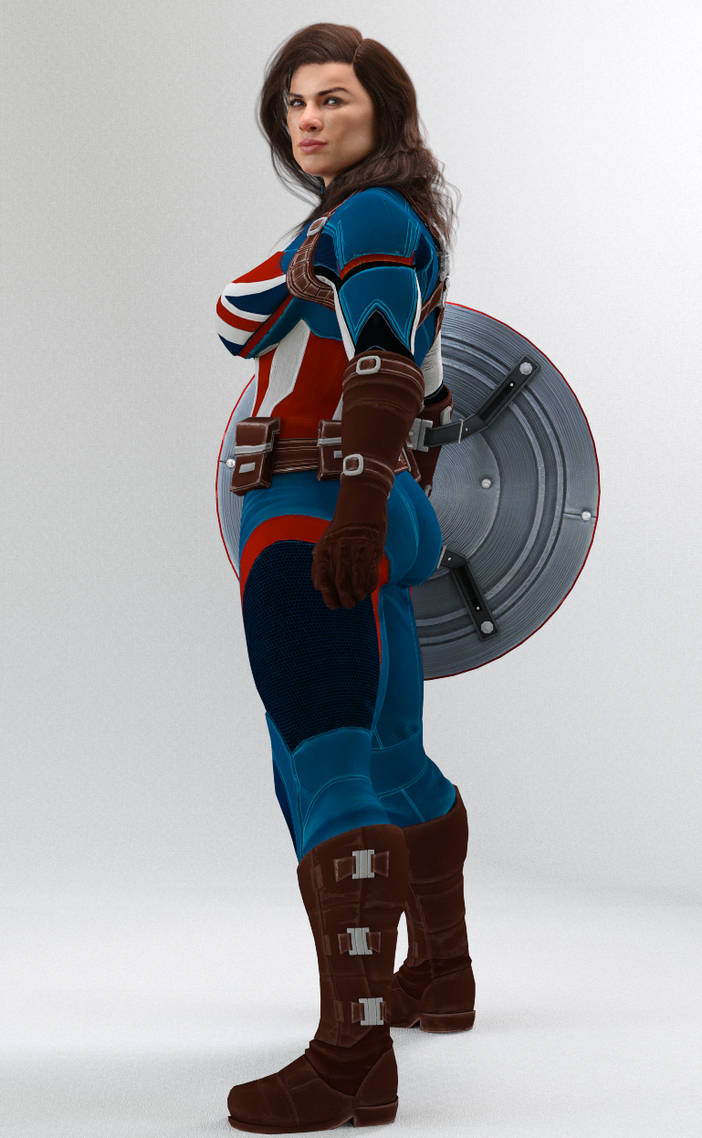 Captain Carter joins the fight by cptn0bvious on DeviantArt