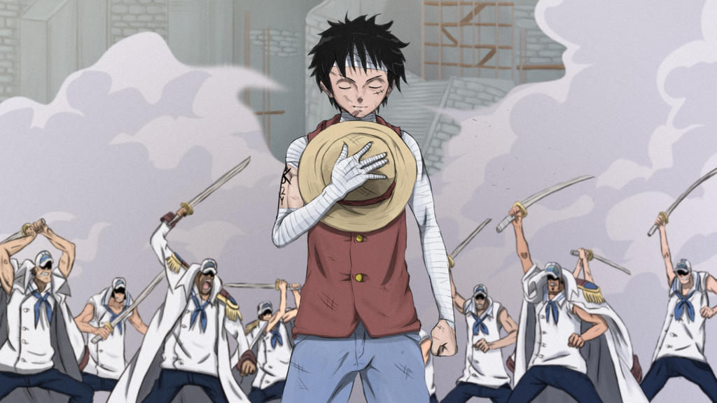 Luffy Redraw by LordSarito on DeviantArt