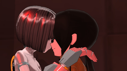 GLaDOS and Chell 2