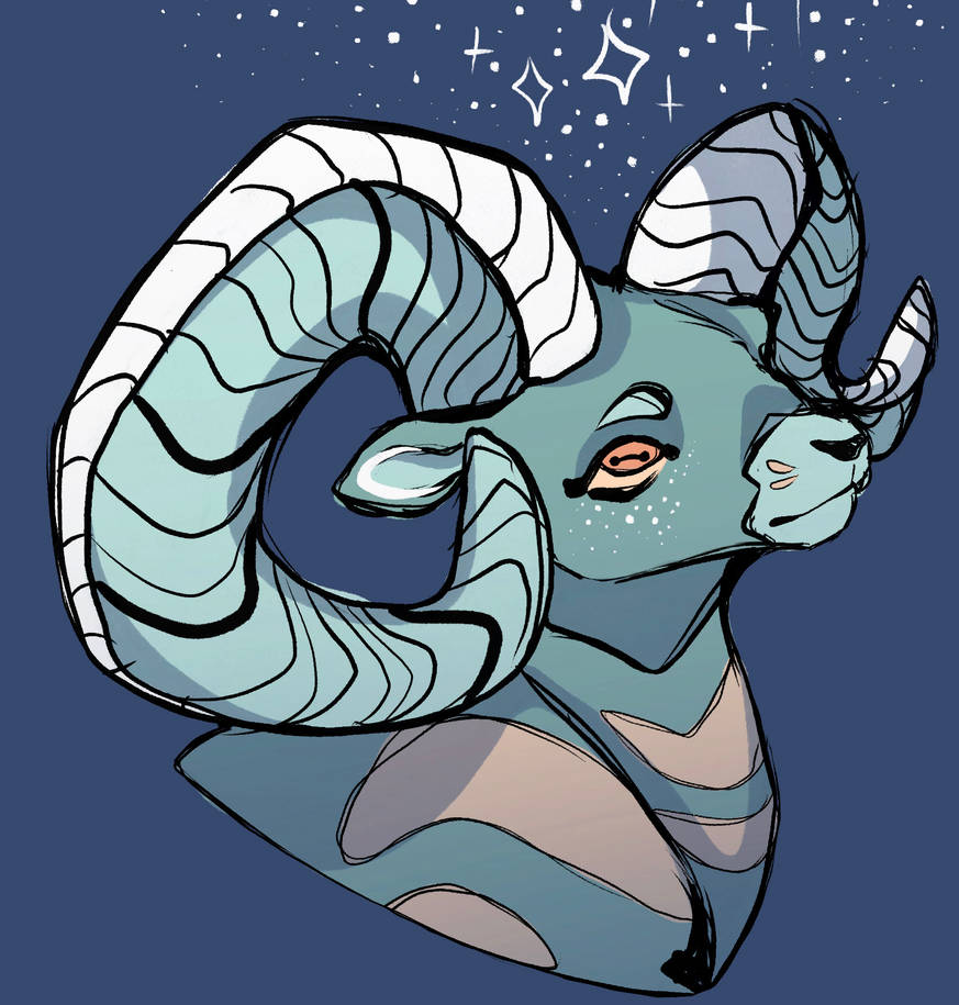 Ram drawing by FroggyDrawsStuff on DeviantArt