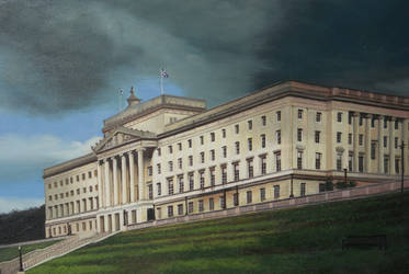 Stormont, Northern Ireland. Oil Painting