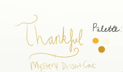 Thanksgiving Mystery Dessert Cat Adopt: CLOSED