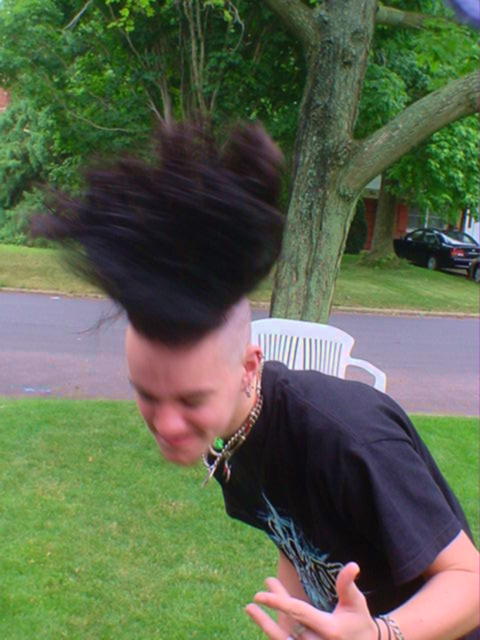 Matt's insane hair