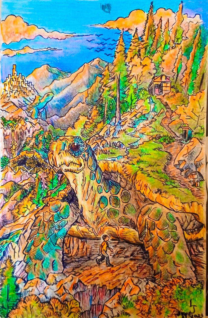 Rock Tortoise by the-first-watchdog on DeviantArt