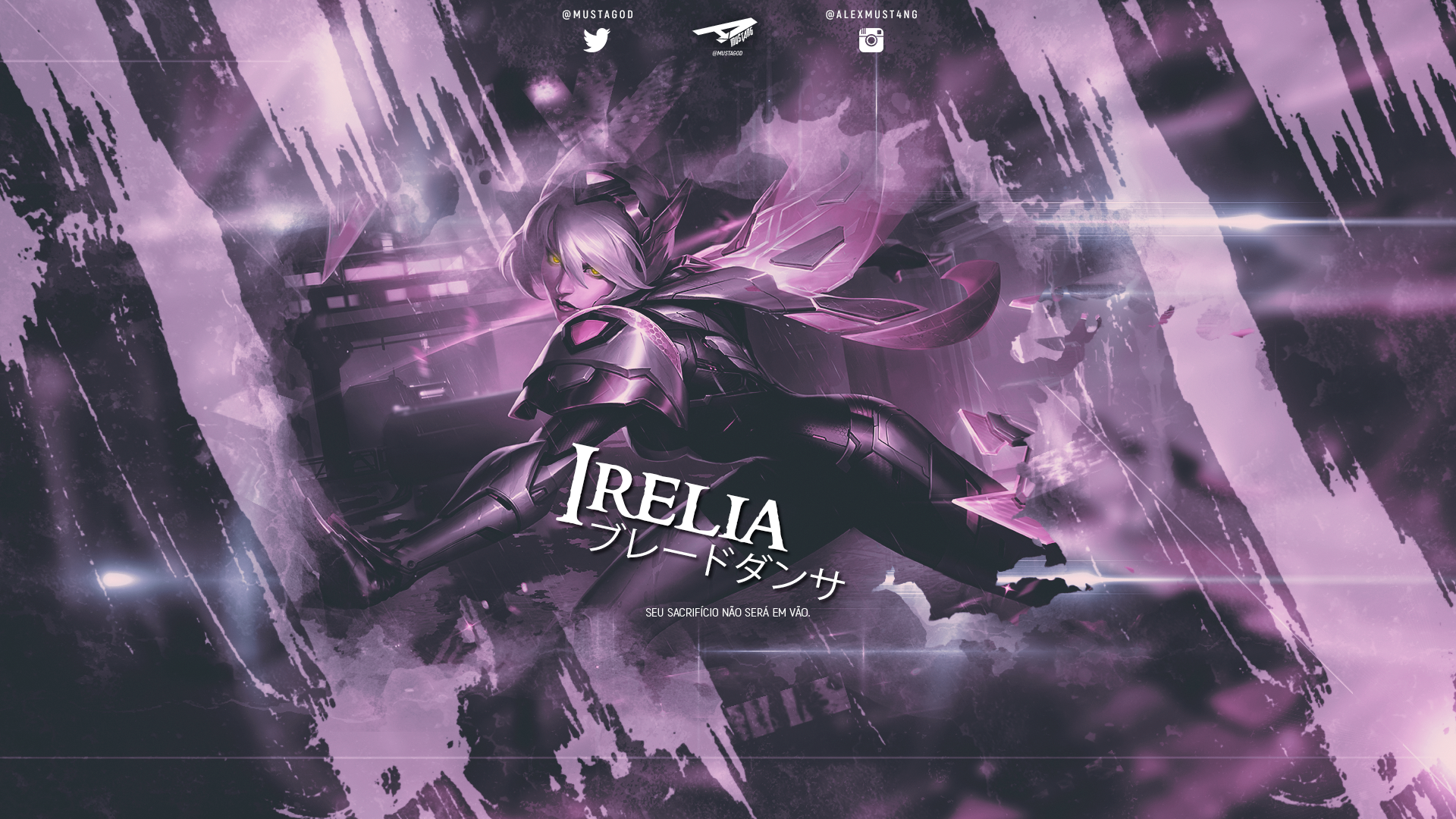 Irelia Purple Projeto By Alexmust4ng On Deviantart