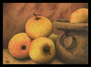 Still Life - Apples by Sarosna85