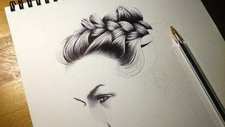 Hair Sketch - WIP1