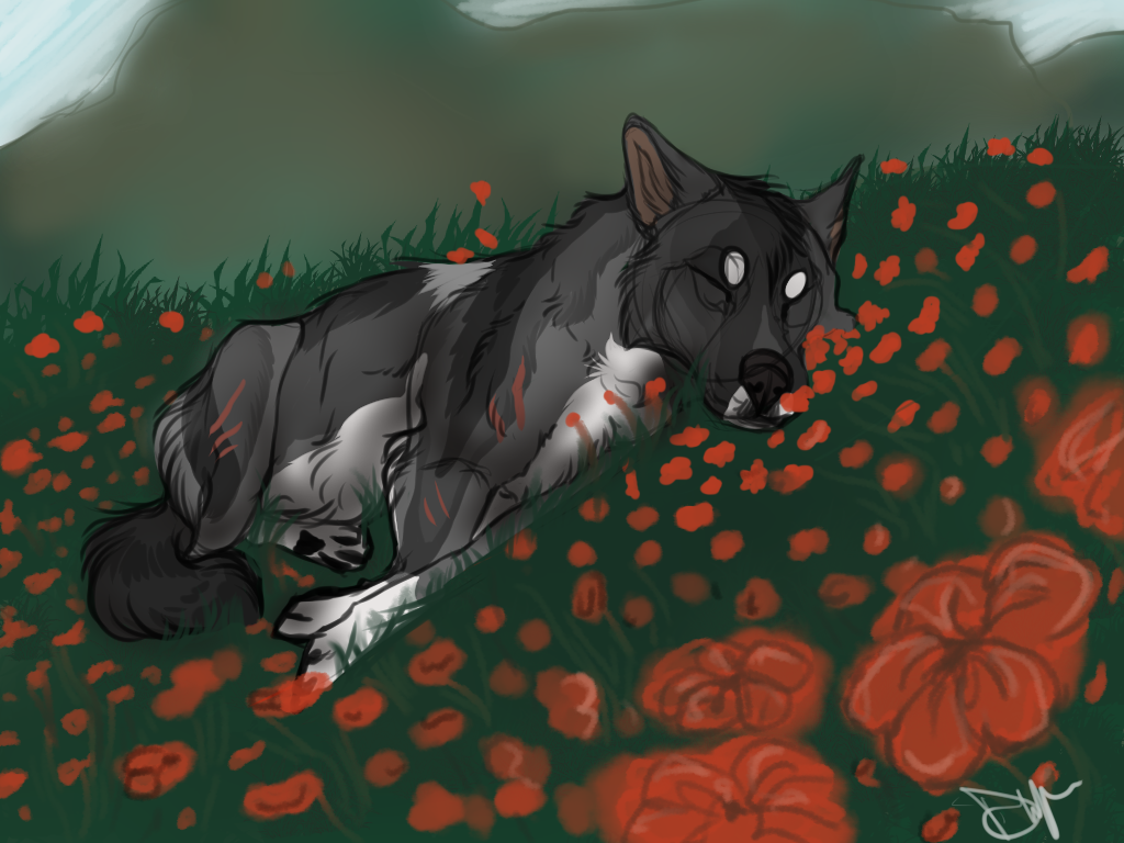 Sleepin' Amongst da Fwowers.
