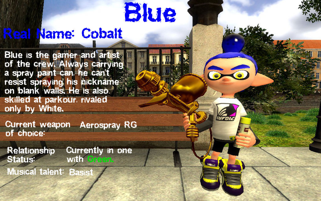Splat Crew Profile: Blue (OLD) by DemonLordBlackRose on DeviantArt