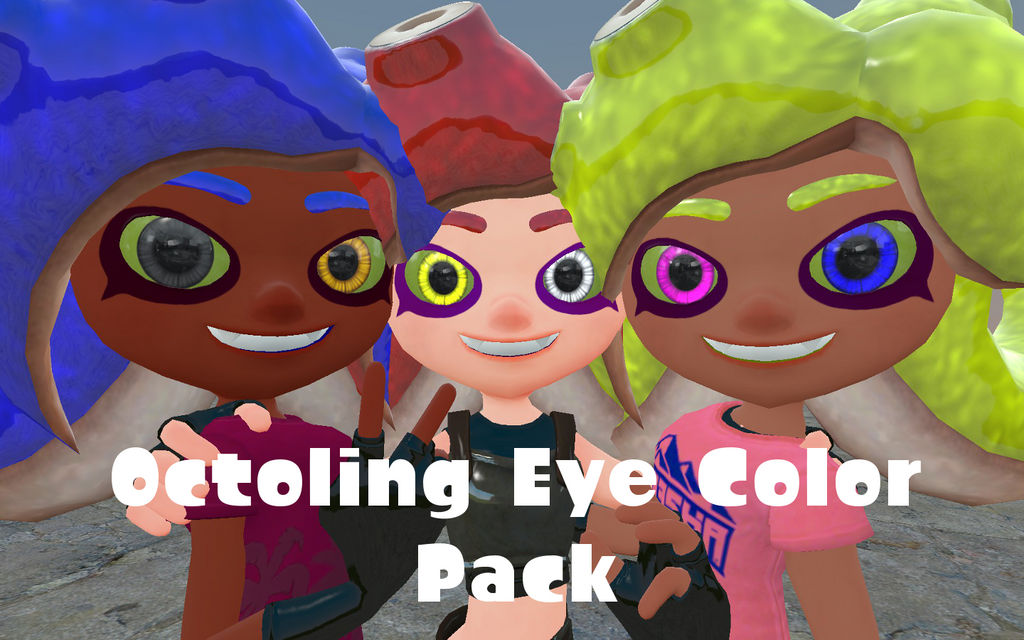 Octoling Eye Color Pack by DemonLordBlackRose on DeviantArt
