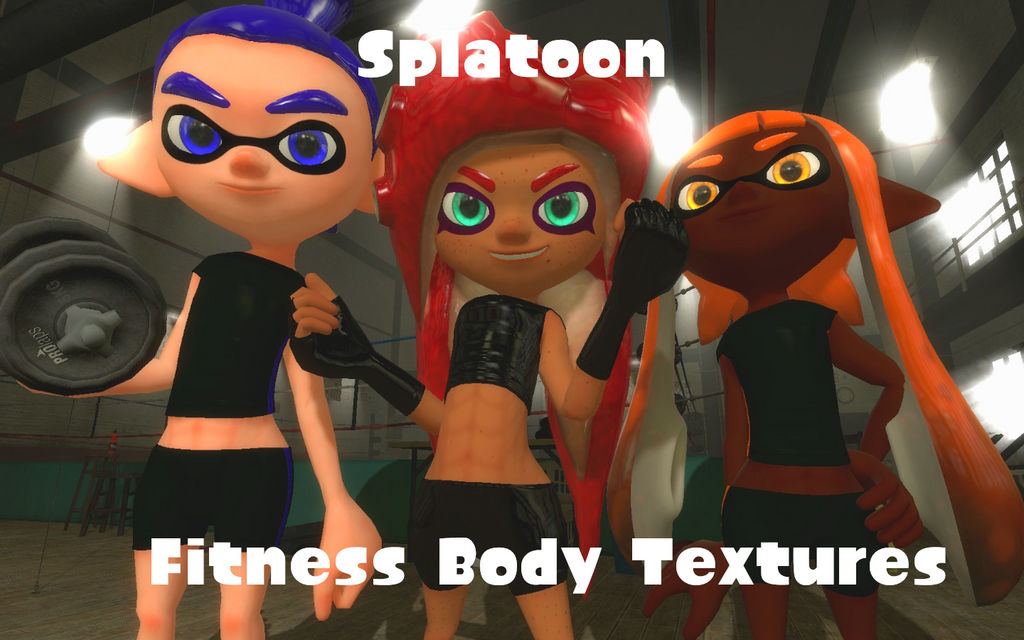 Sploot Body Layout Splatoon Fitness Body Textures by DemonLordBlackRose on DeviantArt