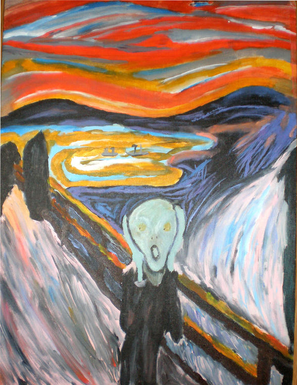 The Scream Rendition The Scream My verison by AestheticSaturn on DeviantArt