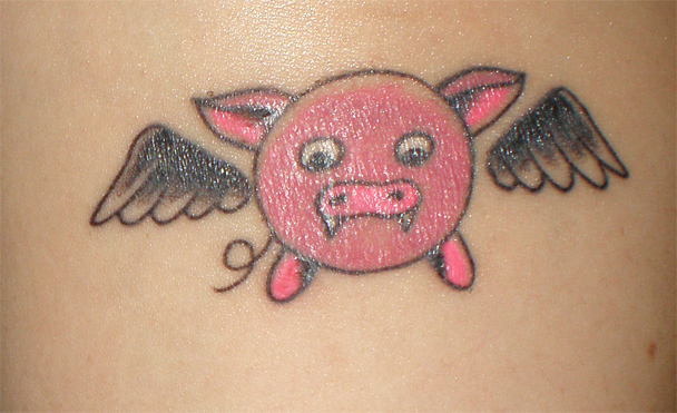 My Vampire Pig Tattoo