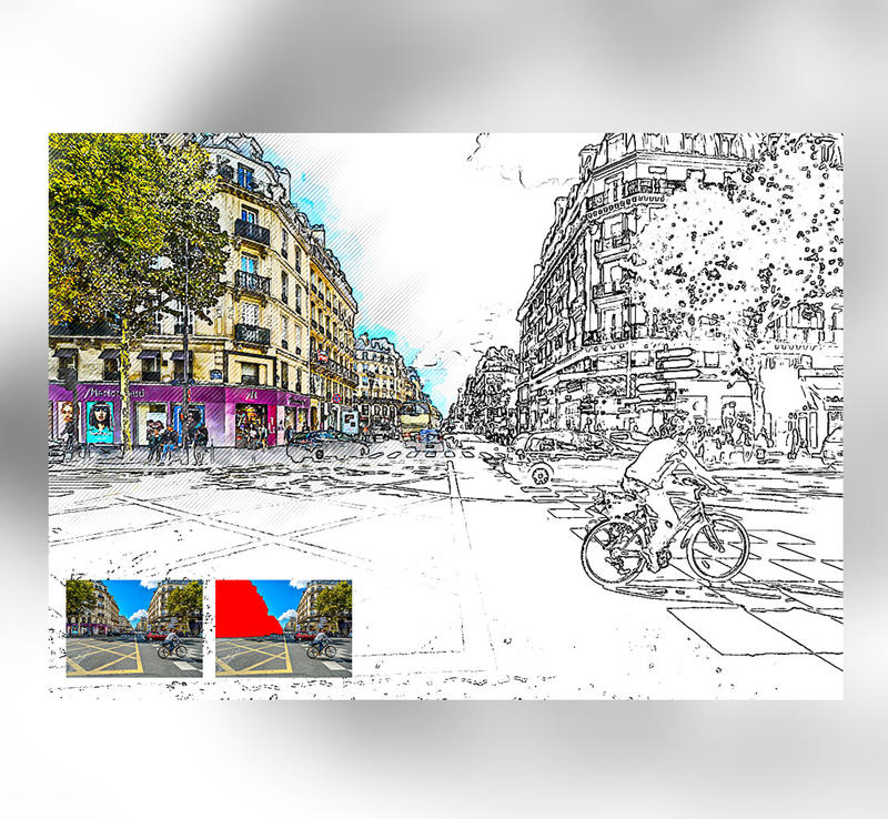 Photo EffectEffect Realistic Urban Sketch2 Photosh by darkins756835 on ...