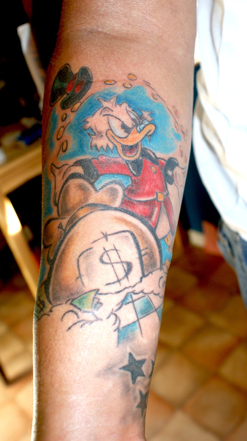 Татуировка Скруджа Макдака