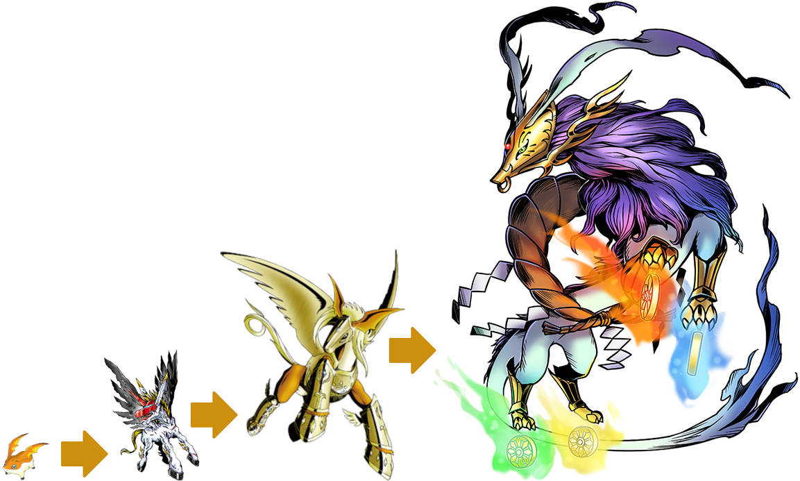 Perfect Evolutionary Lines - Patamon by VilmonDigibits on DeviantArt