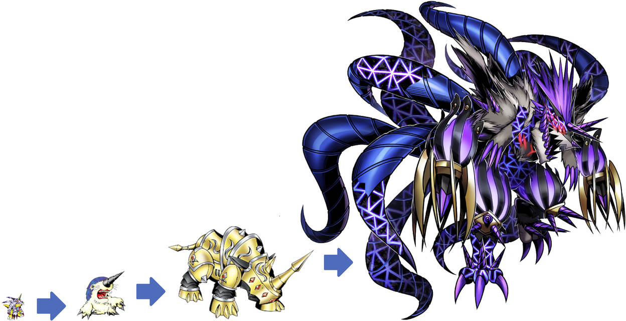 Perfect Evolutionary Lines - Gabumon by VilmonDigibits on DeviantArt