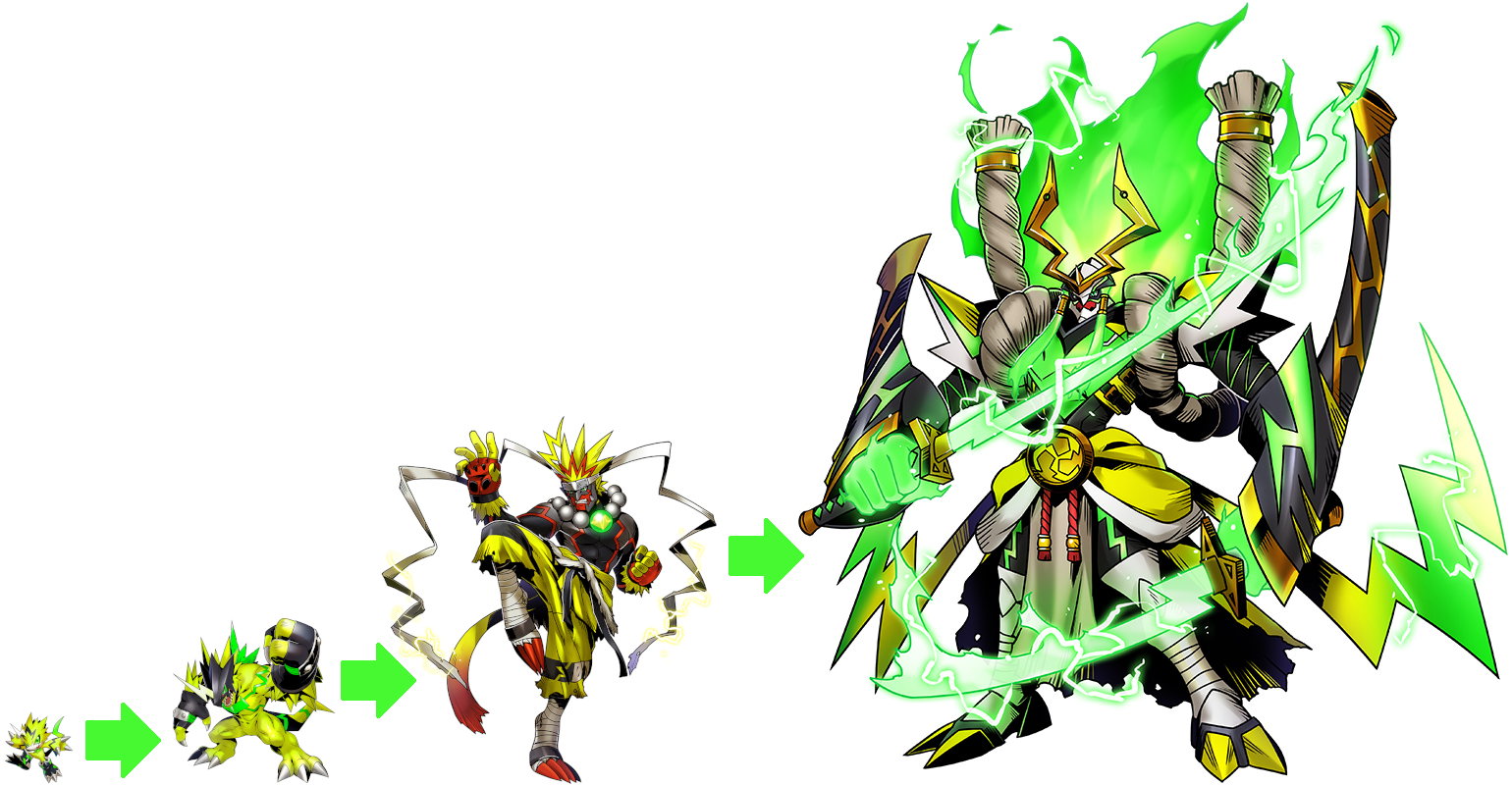 Perfect Evolutionary Lines - Pulsemon by VilmonDigibits on DeviantArt