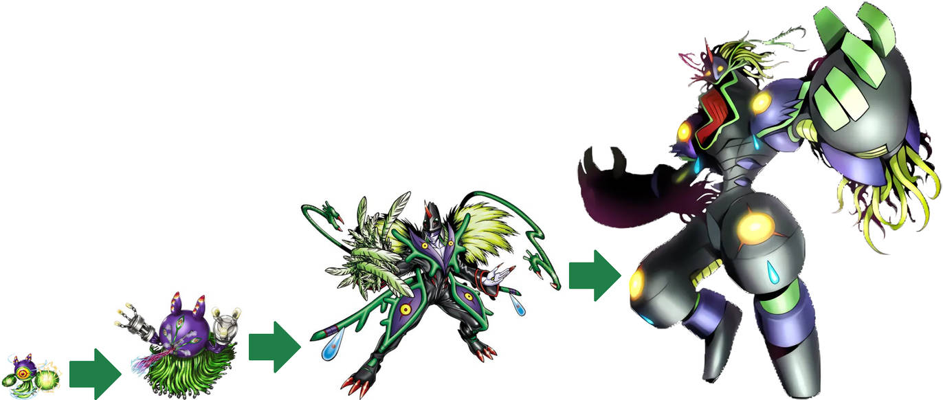 9 Evolution Line Perfect Evolutionary Line - Algomon (Child) by VilmonDigibits on DeviantArt