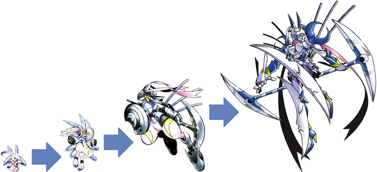 Perfect Evolutionary Line - Lunamon by VilmonDigibits on DeviantArt