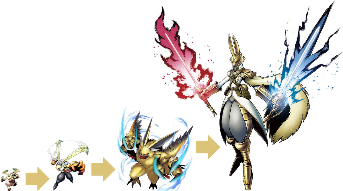 Perfect Evolutionary Line - Angoramon by VilmonDigibits on DeviantArt