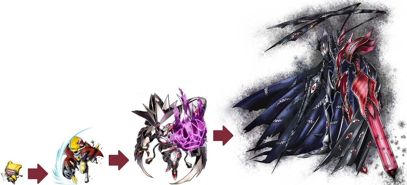 9 Evolution Line Perfect Evolutionary Line - Reviewmon by VilmonDigibits on DeviantArt