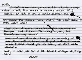 Jacob note to Bella wallpaper