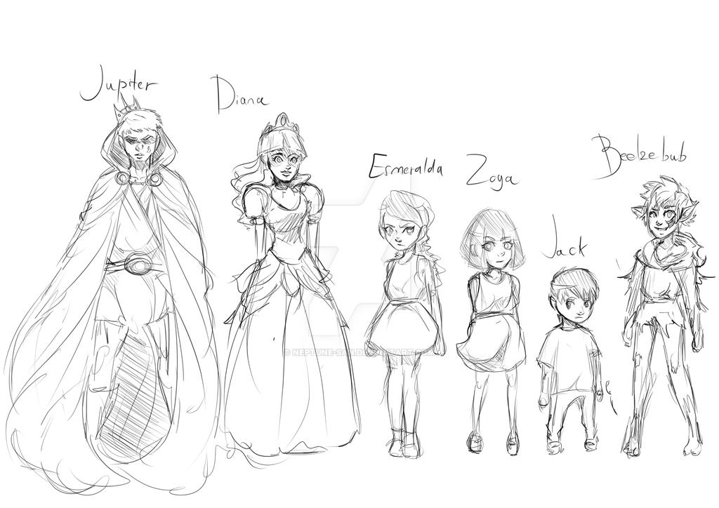 Reference Sheet: Characters 22 years ago by Neptune-san on DeviantArt