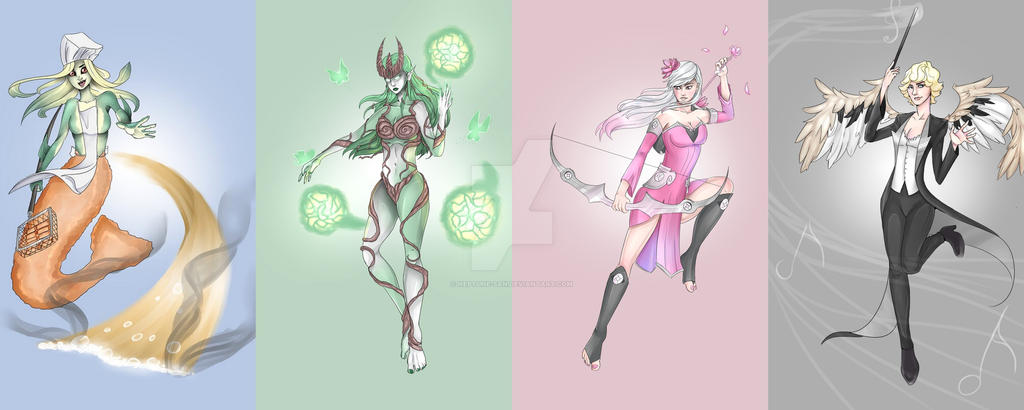 LoL - female skin concepts
