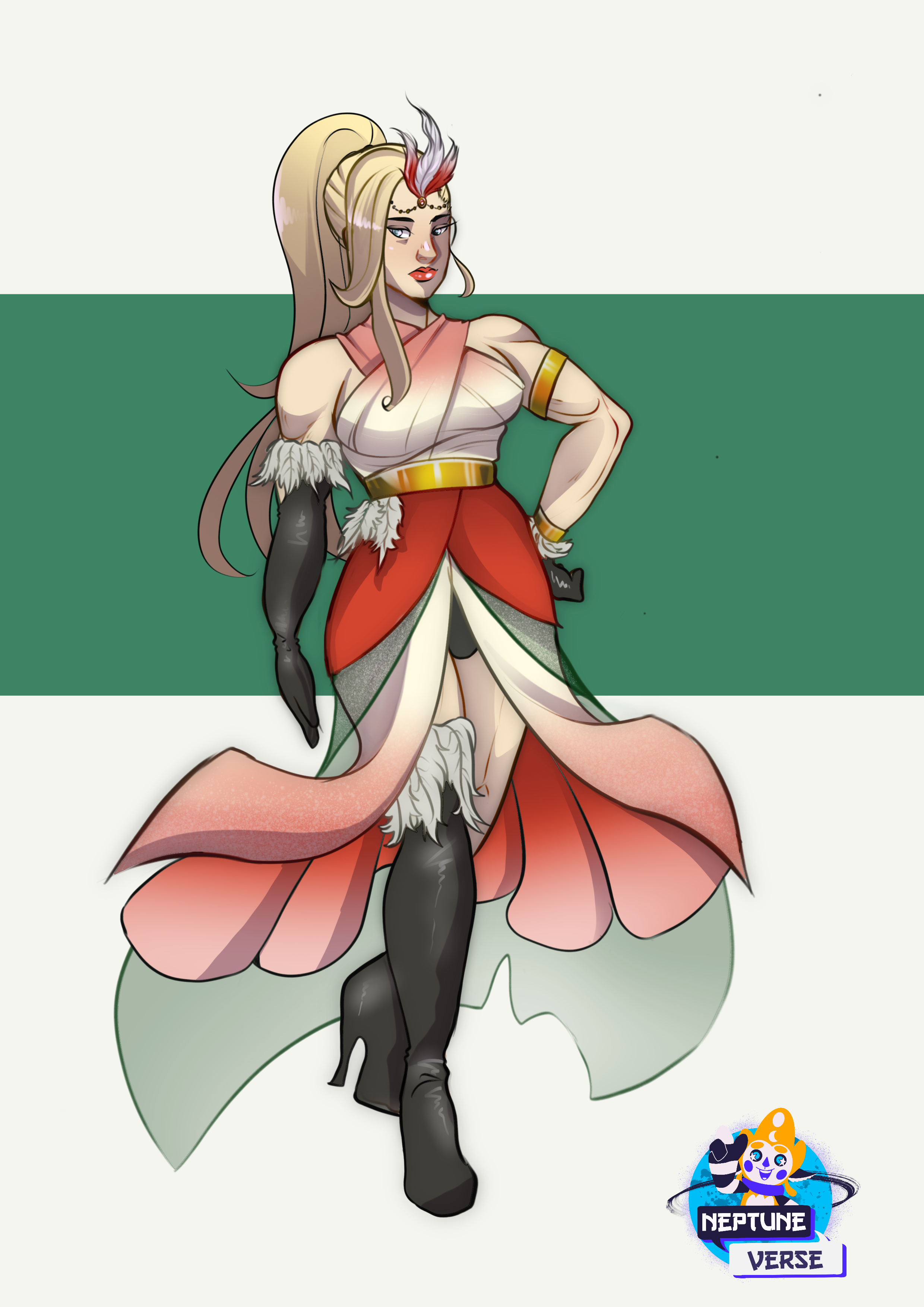 Sabrina - Rooster Dress