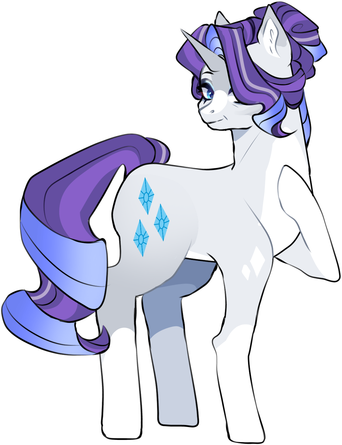 Deviantart Future Rarity rarity redesign by cereae on DeviantArt