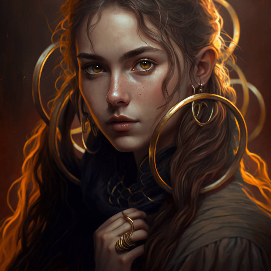 Girl with rings 3 by alann6 on DeviantArt