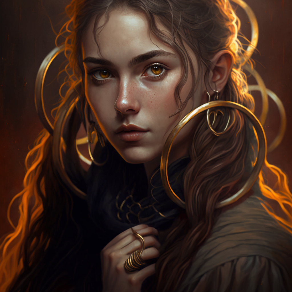 Girl with rings 3 by alann6 on DeviantArt