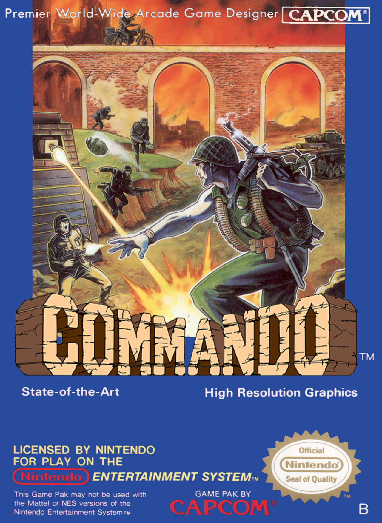 Commando Box10 Commando (PAL Region Style) Box Art by WindowsXPFan232-B on DeviantArt