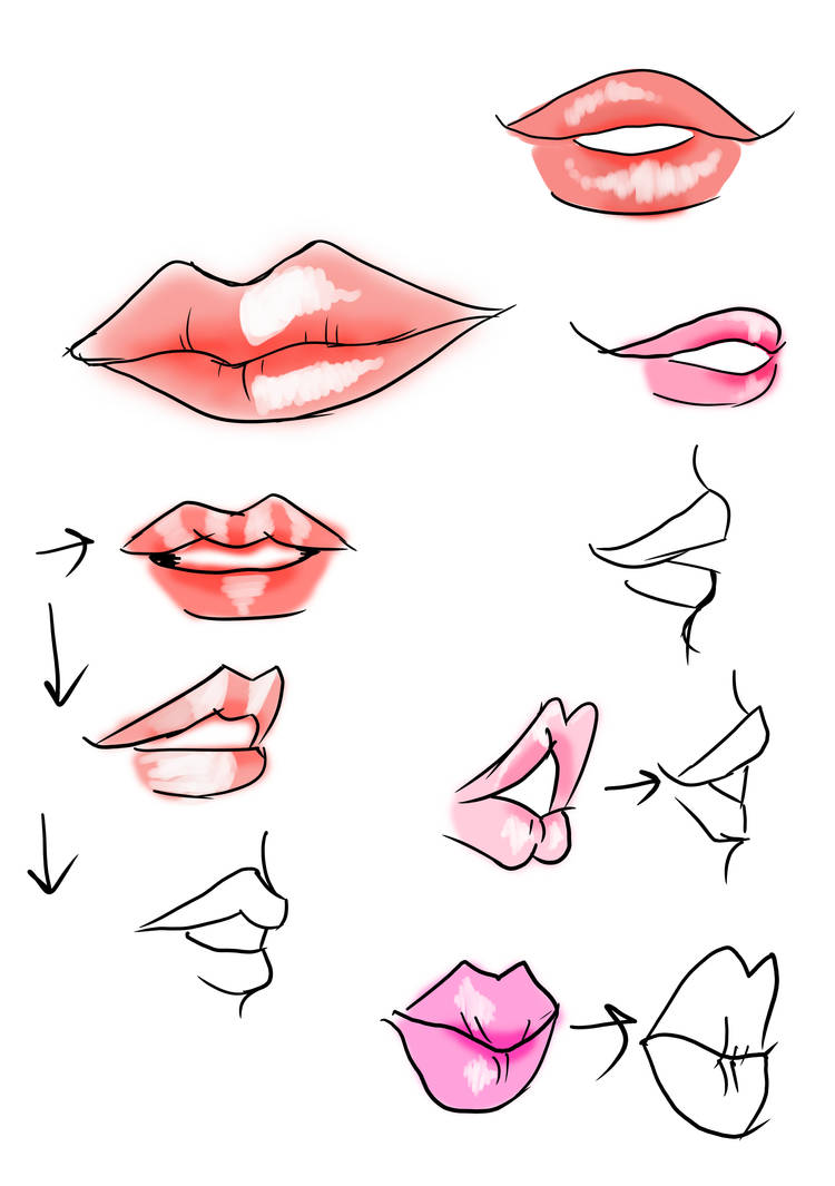 Lips Practice Lips practice by penultimatestroke on DeviantArt