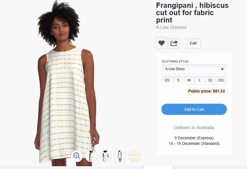 Frangipani dress