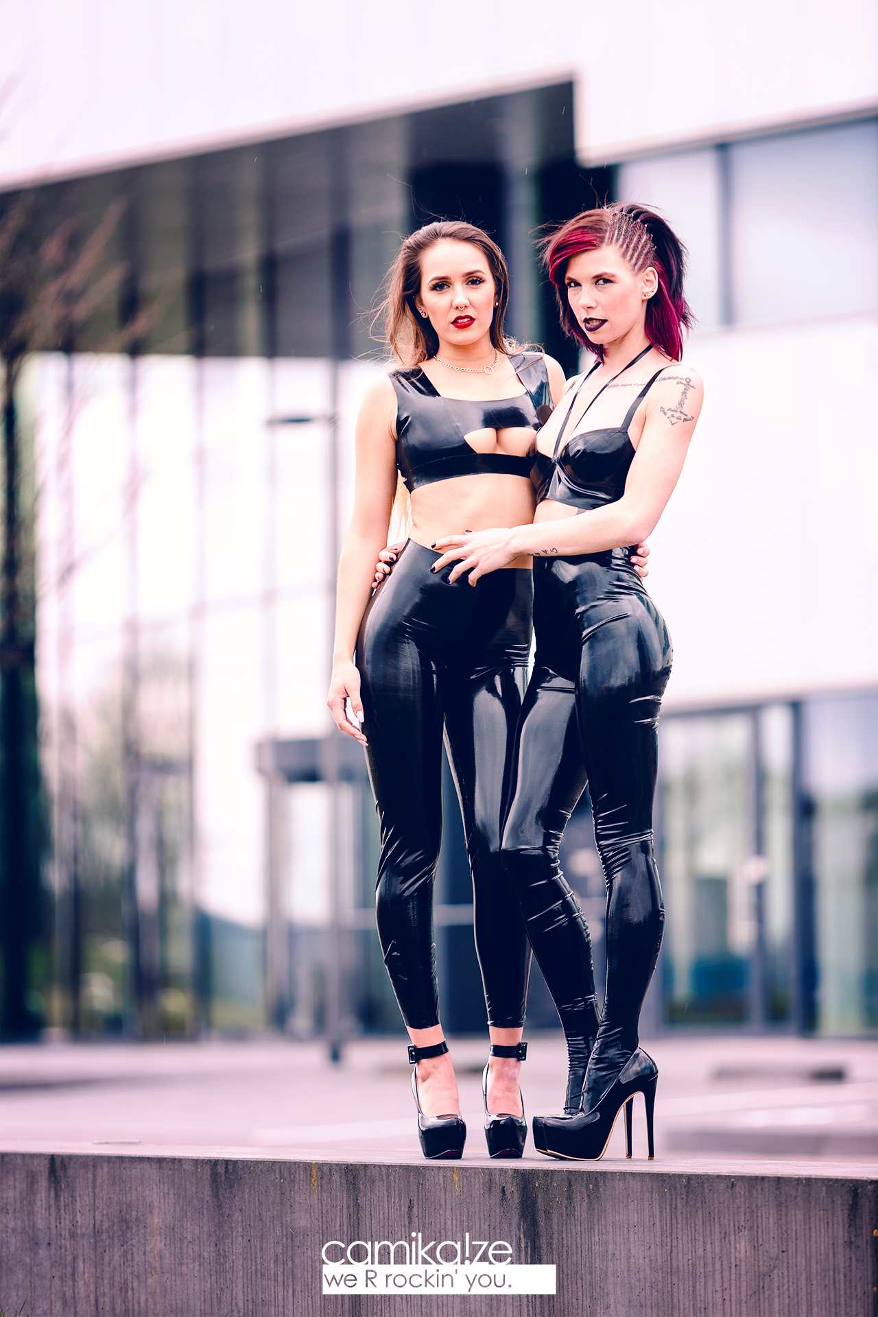 black latex beauties - camika-ze